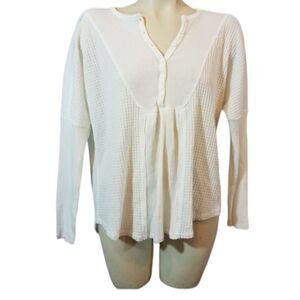 Gibsonlook Off White Waffle Tunic Size XS
